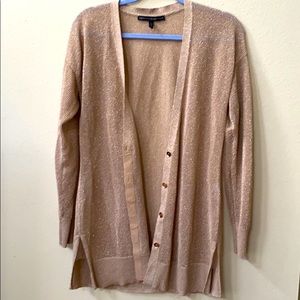 White House Black Market Rose Gold Shrug